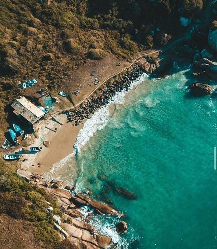 הוילה Florianópolis Casa De Temporada No Sul Da Ilha Com Piscina מראה חיצוני תמונה