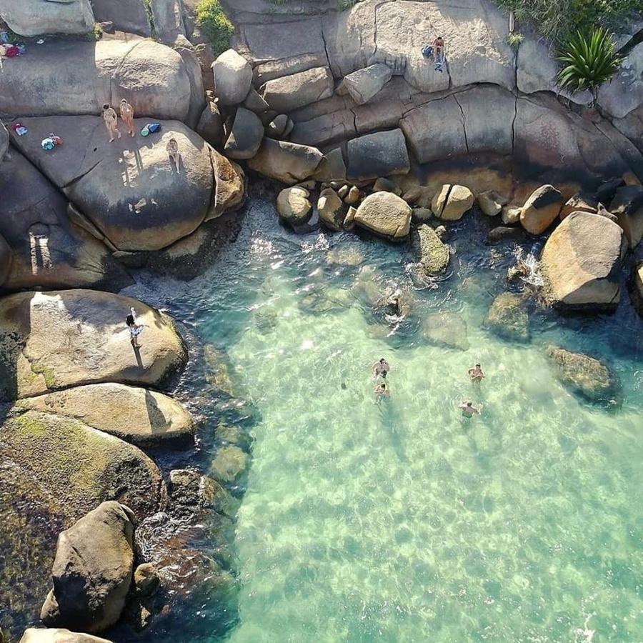 הוילה Florianópolis Casa De Temporada No Sul Da Ilha Com Piscina מראה חיצוני תמונה